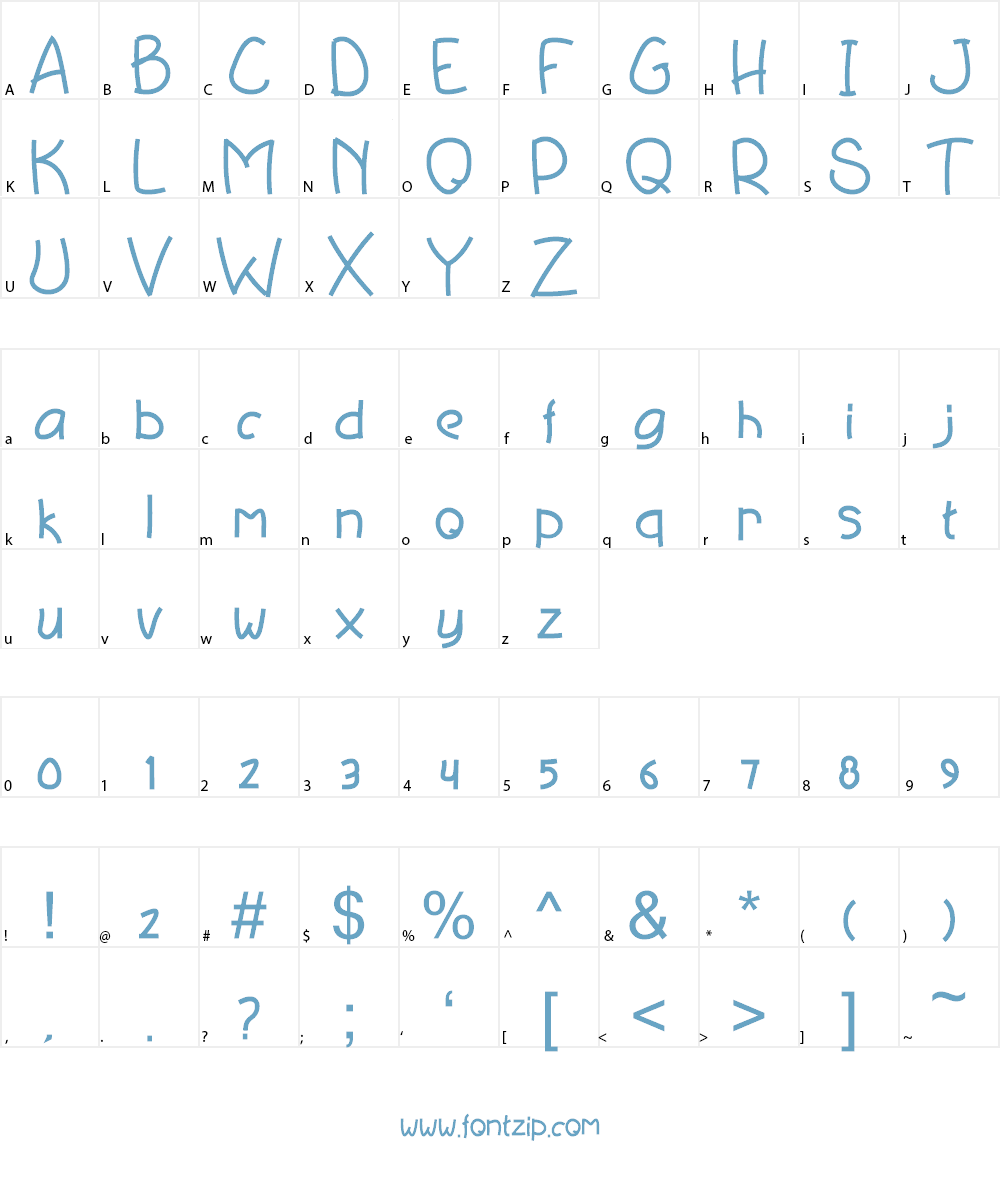 Deviato Font Character